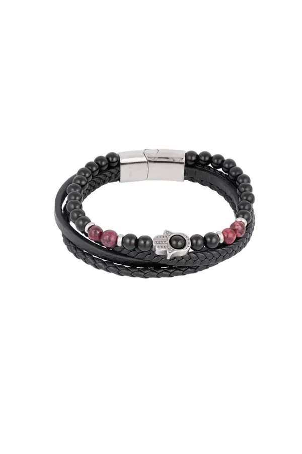 Dubbele mannenarmband