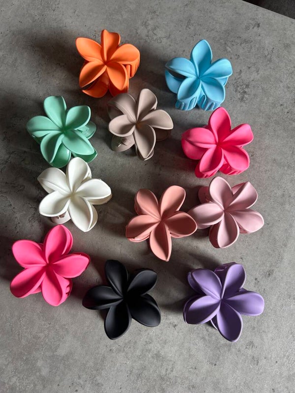 Haar clips bloem
