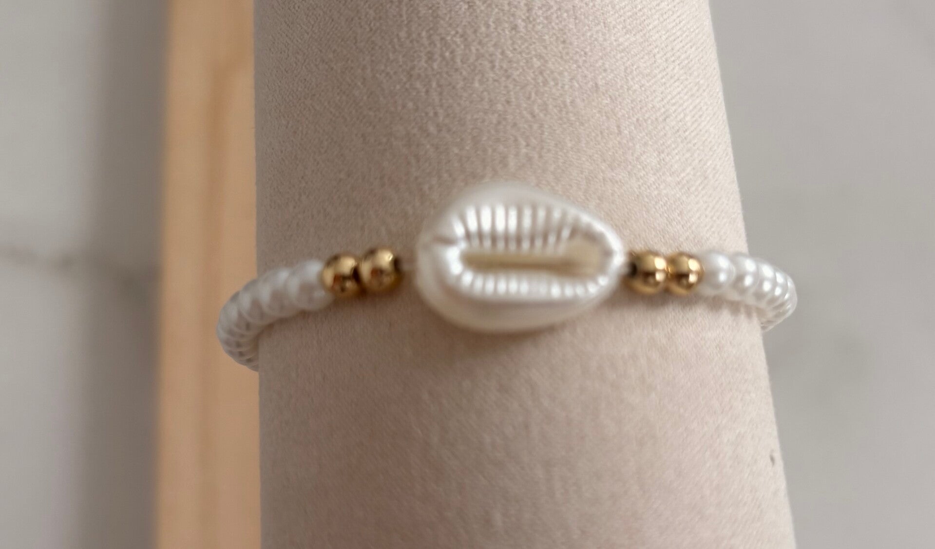 Bracelet perles & coquillage – Collection Marine