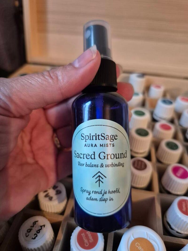 🌲 SpiritSage Aura Mist – Sacred Ground