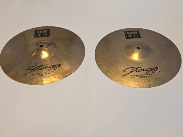 GEBRUIKT Stagg handmade DH hihats 14"