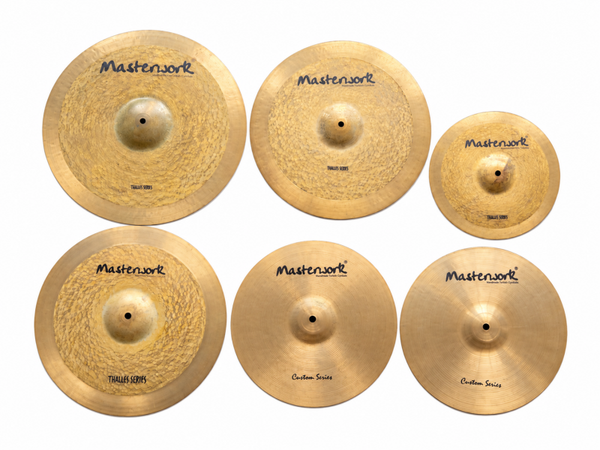 GEBRUIKT Mastwork cymbal set