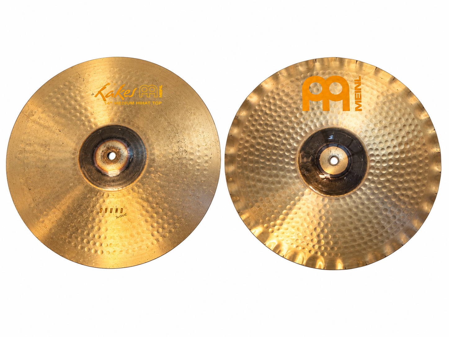 GEBRUIKT Meinl Raker sound wave hihat 14"