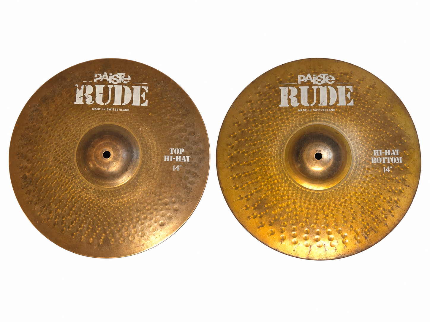 GEBRUIKT Paiste Rude hihat 14"