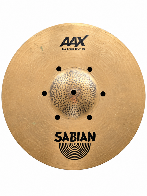 GEBRUIKT Sabian AAX Iso crash 16"