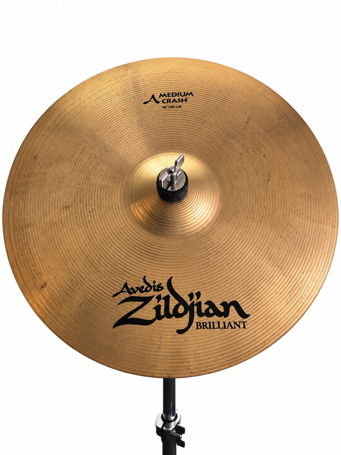 GEBRUIKT Zildjian A medium Brilliant crash 16"