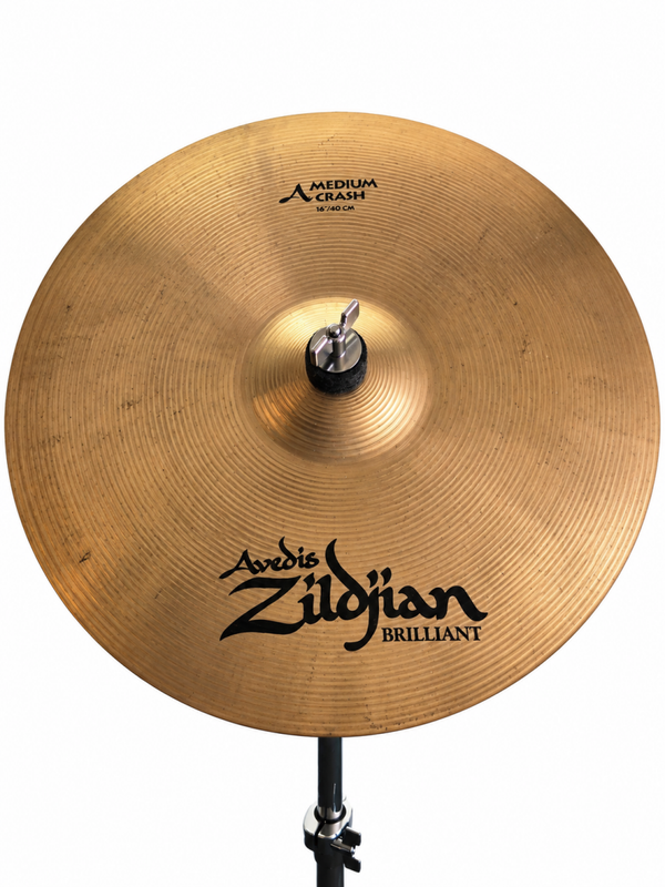 GEBRUIKT Zildjian A medium Brilliant crash 16"