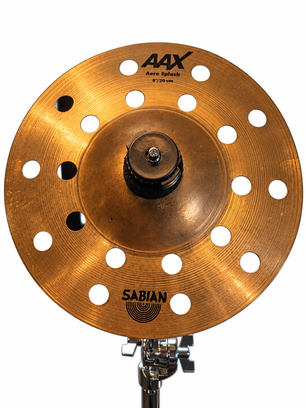 GEBRUIKT Sabian AAX aero splash 8"