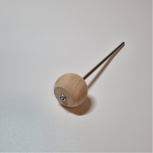 NIEUW basspedaalklopper met houten kop
