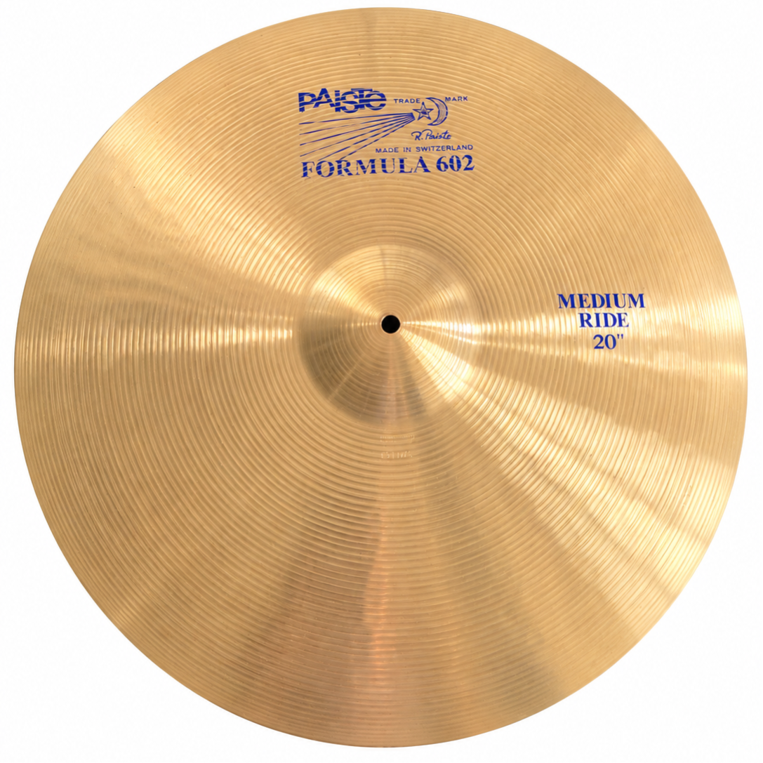 GEBRUIKT Paiste formula 602 (blue label) medium ride 20"