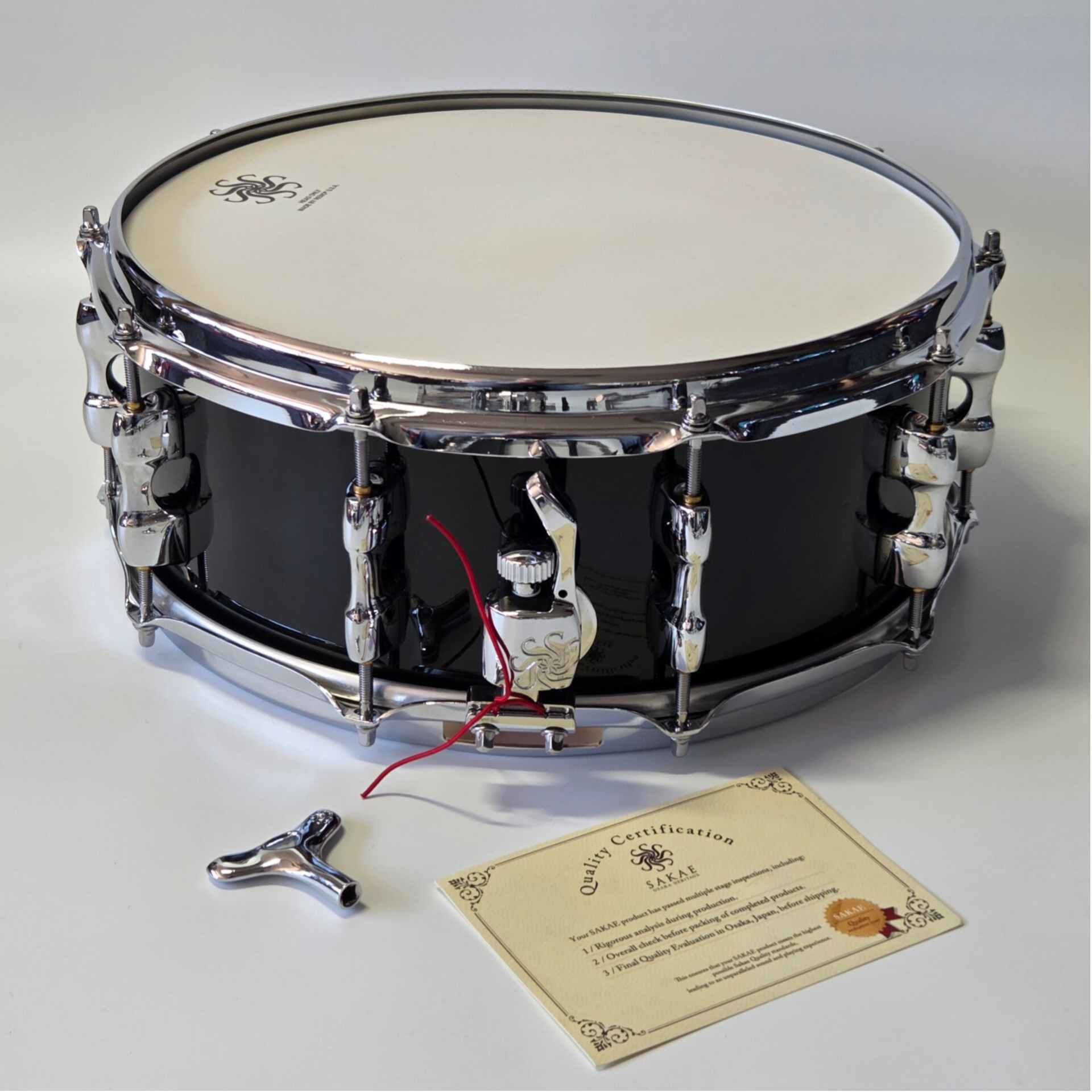 GEBRUIKT Sakae Osaka Heritage Maple Shell snare drum 14 x 5.5 inch