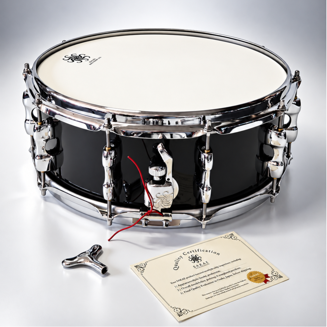 GEBRUIKT Sakae Osaka Heritage Maple Shell snare drum 14 x 5.5 inch