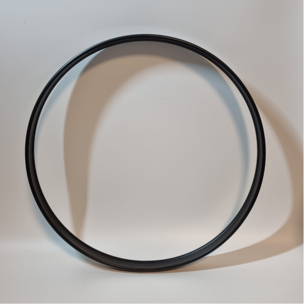 GEBRUIKT bassdrum spanrand 20" staal zwart