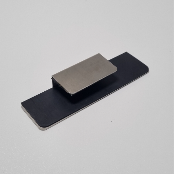 NIEUW bassdrum spanrand beschermer rubber/staal afmeting: 100 x 30 mm