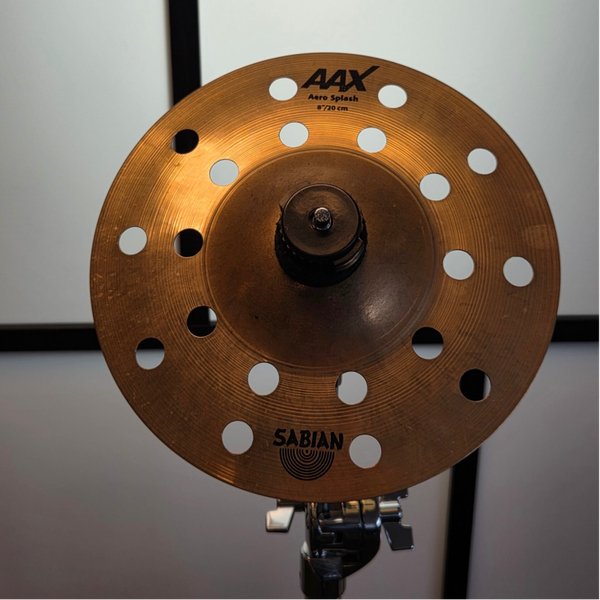 GEBRUIKT Sabian AAX aero splash 8"
