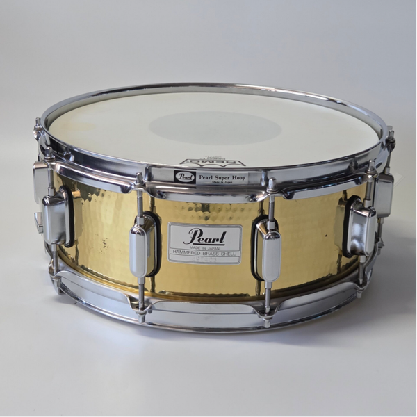 GEBRUIKT Pearl Hammered Brass Shell 14 x 5.5 inch