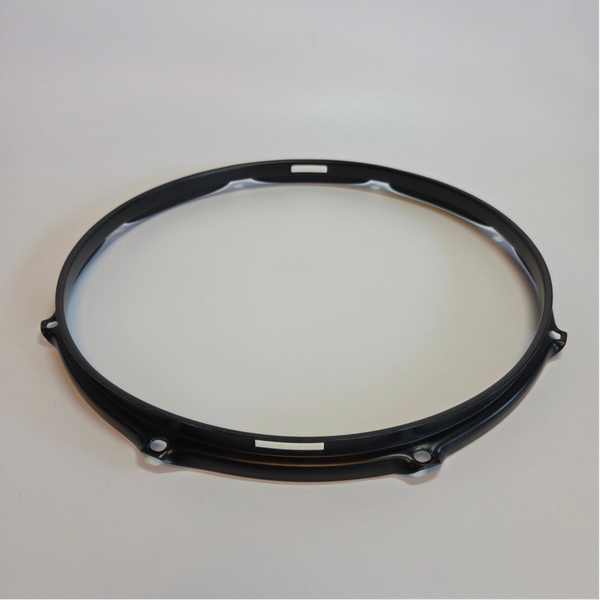 GEBRUIKT spanrand 13" zwart 8 gaats snare zijde