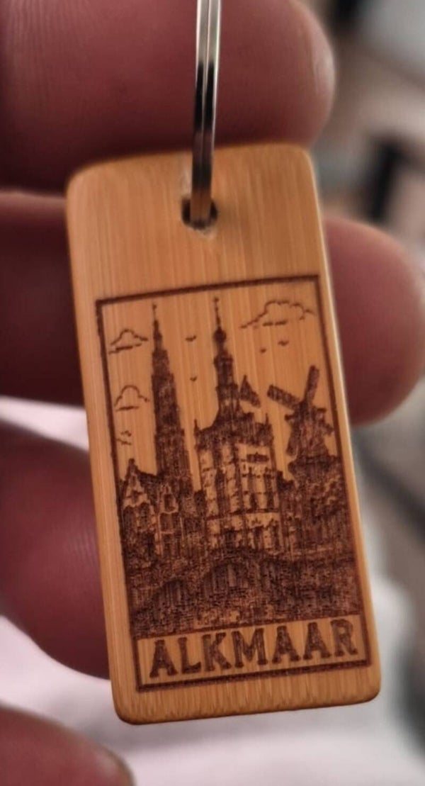 Bamboe sleutelhanger