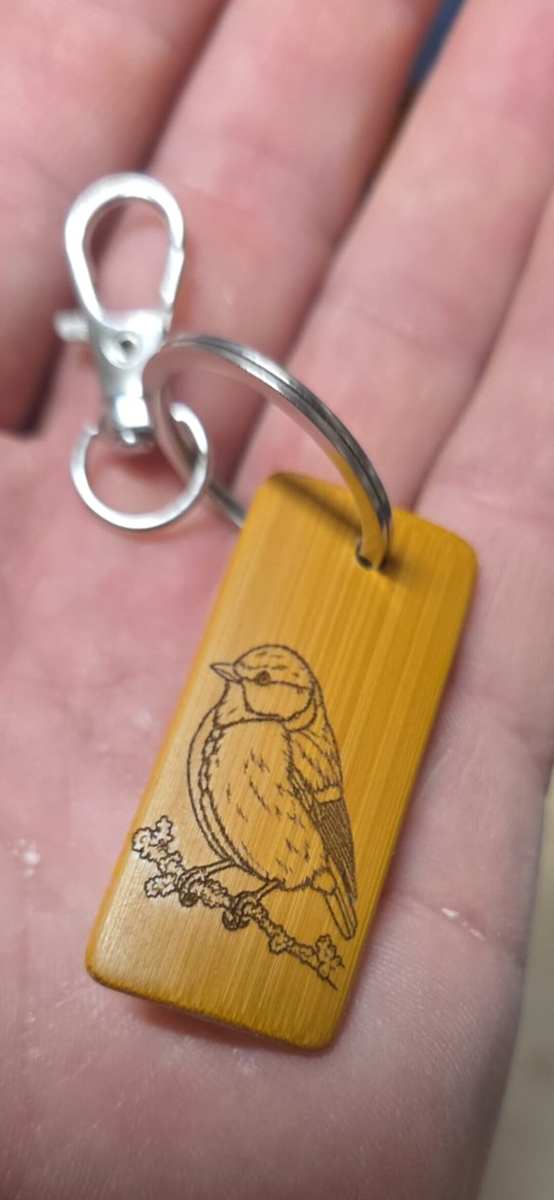 Bamboe sleutelhanger