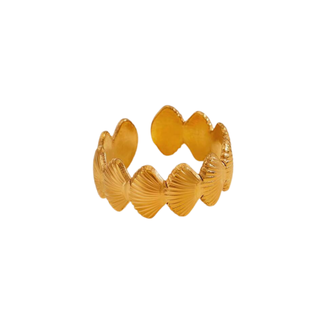 Shell ★ ring goud