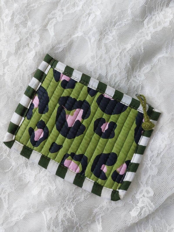 Ibiza panter groen ★ portemonnee