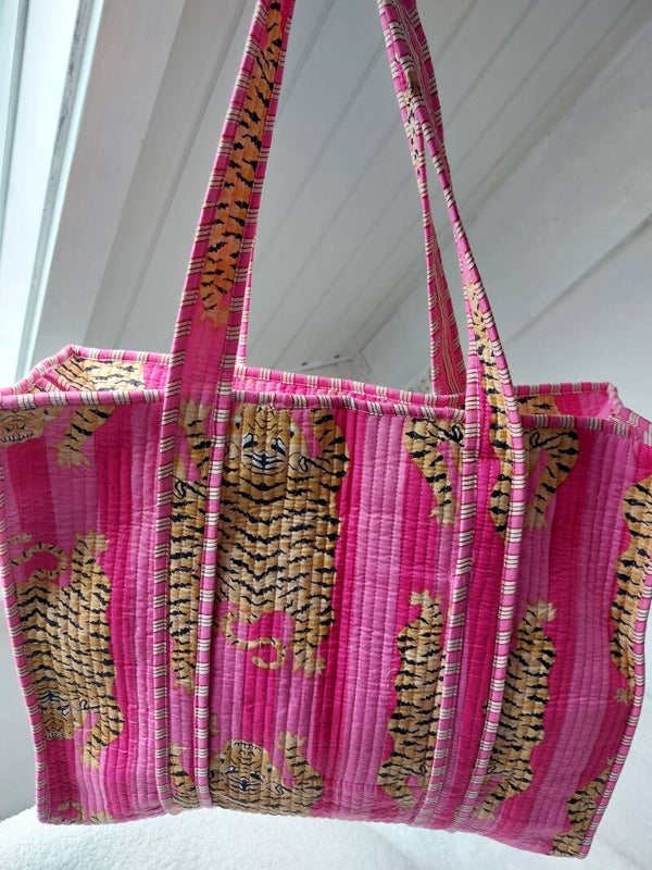 Panter roze ibiza ★ shopper