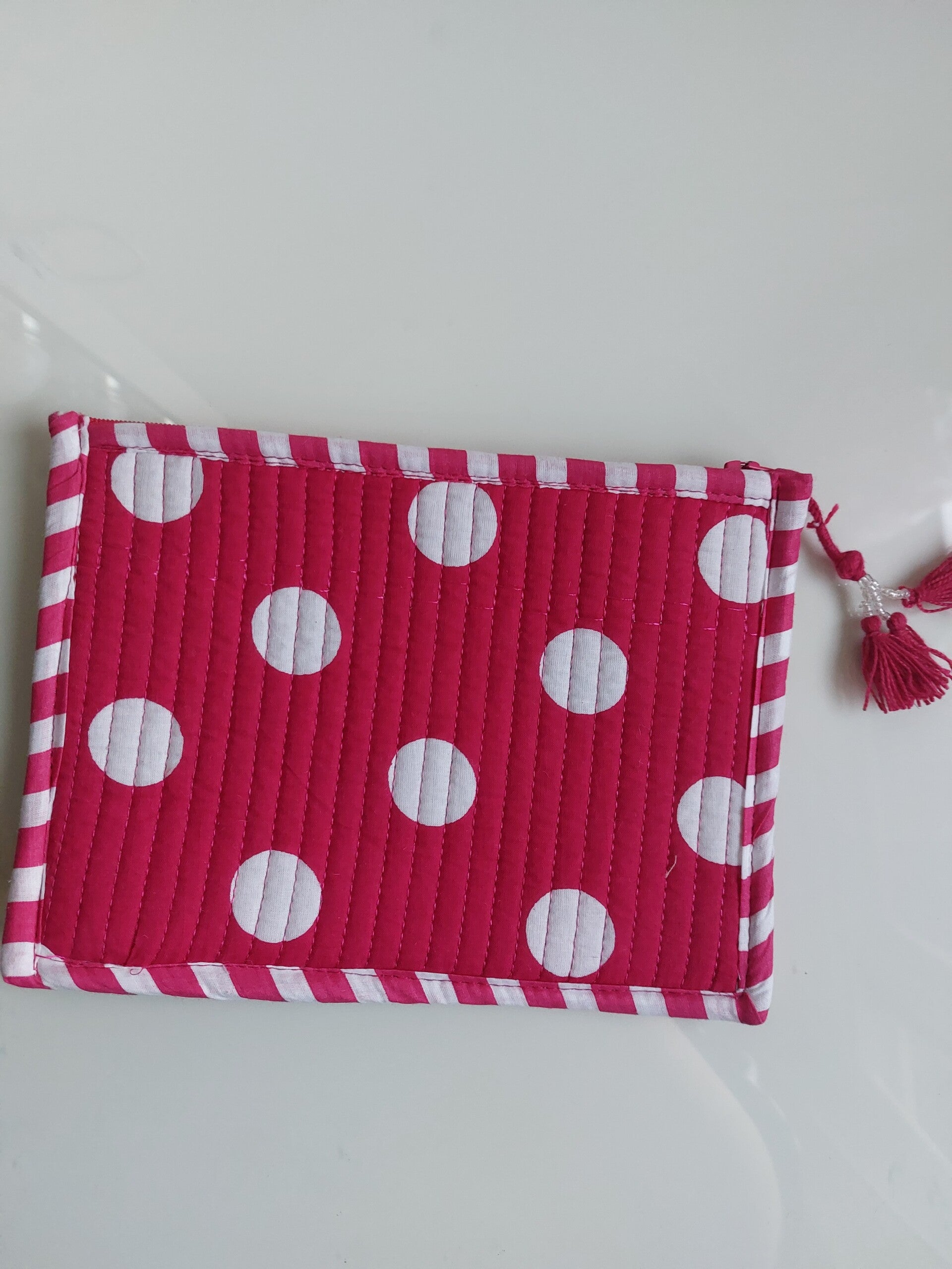 Polkadot roze ★ etui