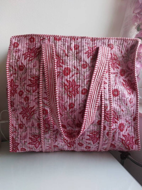 Ibiza roze ★ shopper