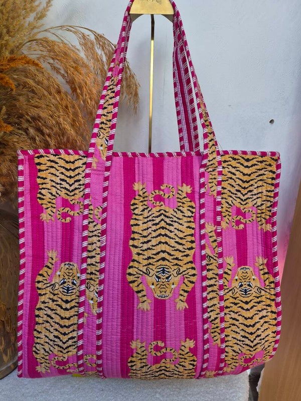 Panter roze ibiza ★ shopper