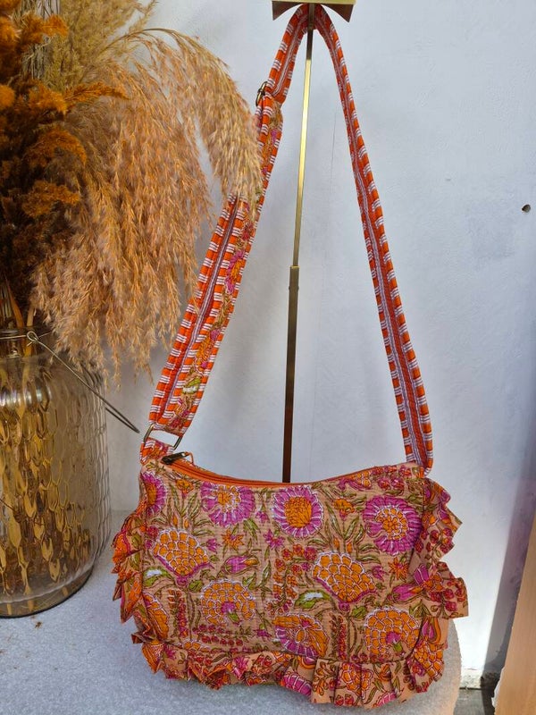 Flower ibiza ★ ruffel tas