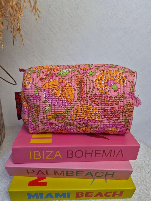 Flower roze ibiza ★ toilettas L