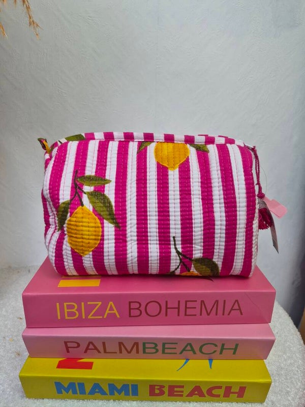Citroen roze ibiza ★ toilettas L