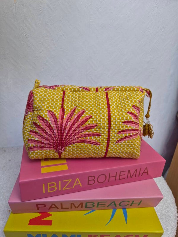 Palmboom geel ibiza ★ toilettas M