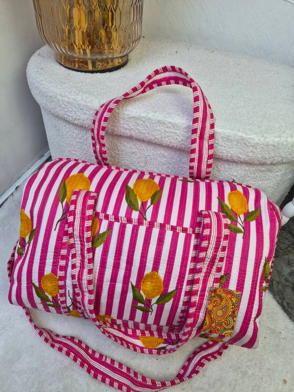 Citroen roze ibiza ★ weekend tas