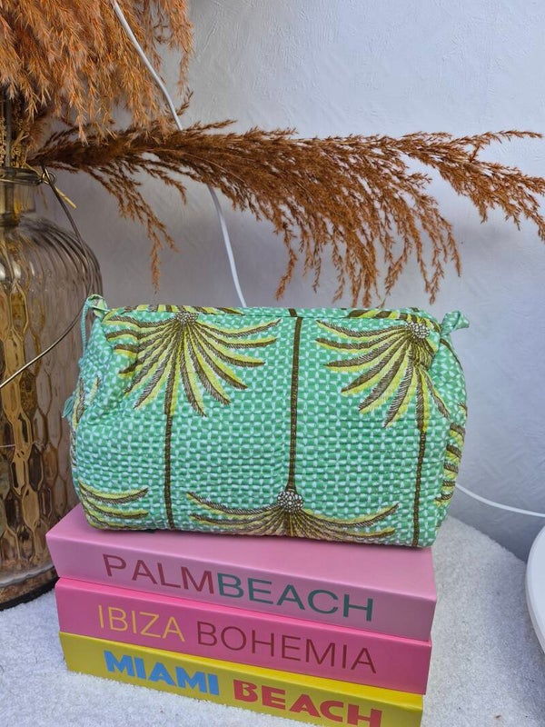 Palmboom groen ibiza ★ toilettas L