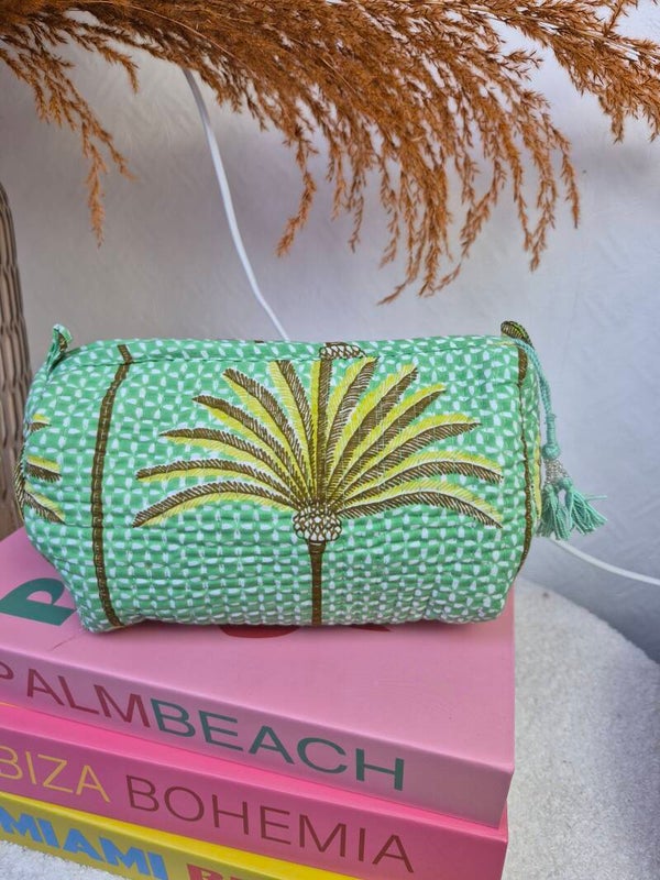 Palmboom groen ibiza ★ toilettas S