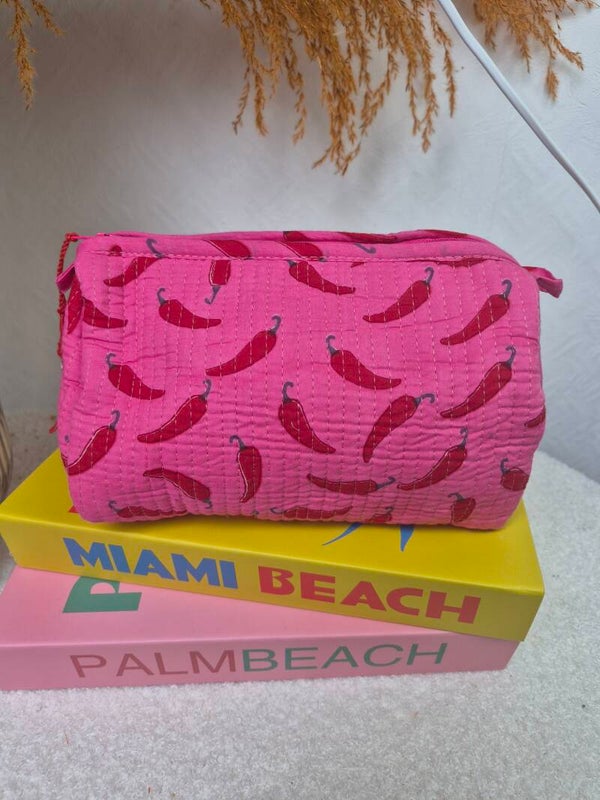 Peper roze ibiza ★ toilettas M