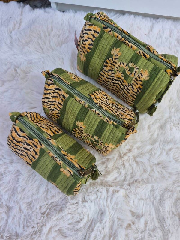 Panter groen ibiza ★ toilettas