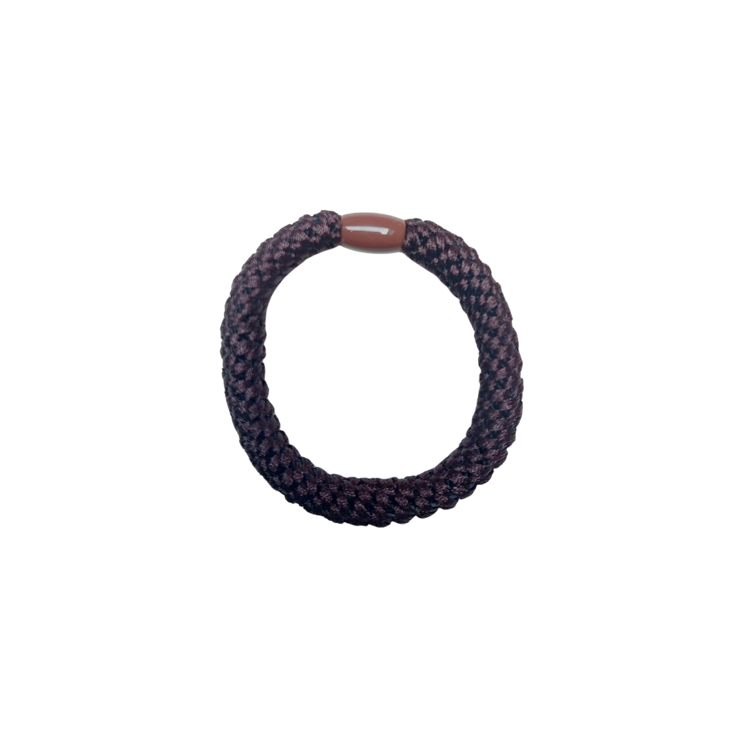 Donkerbruin ★ haarelastiek