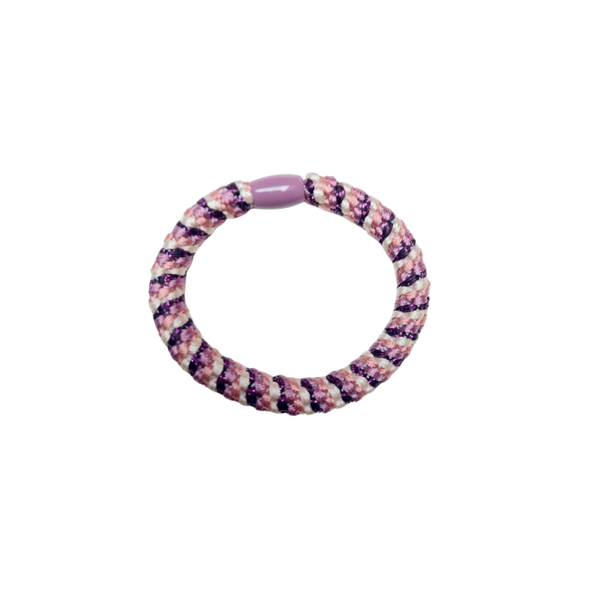 Roze/paars mix ★ haarelastiek