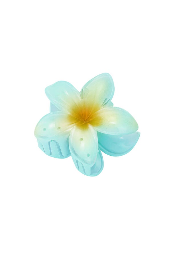 Flower ★ haarklem blauw
