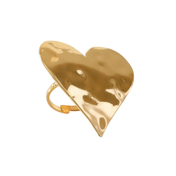 Statement heart ★ ring