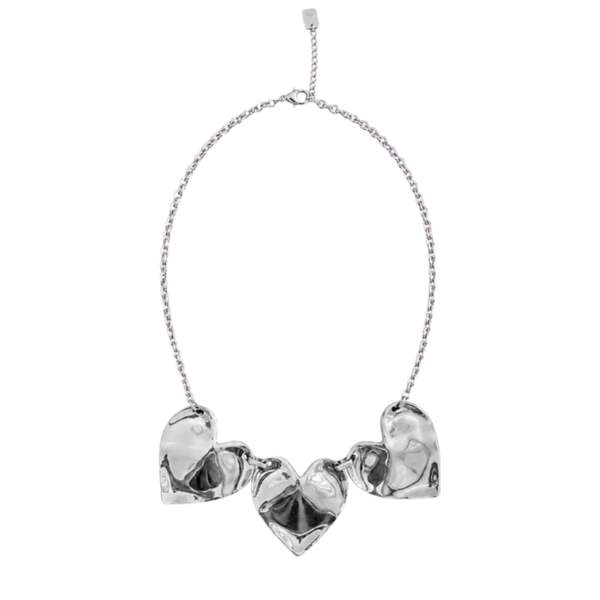 Triple love ★ ketting zilver