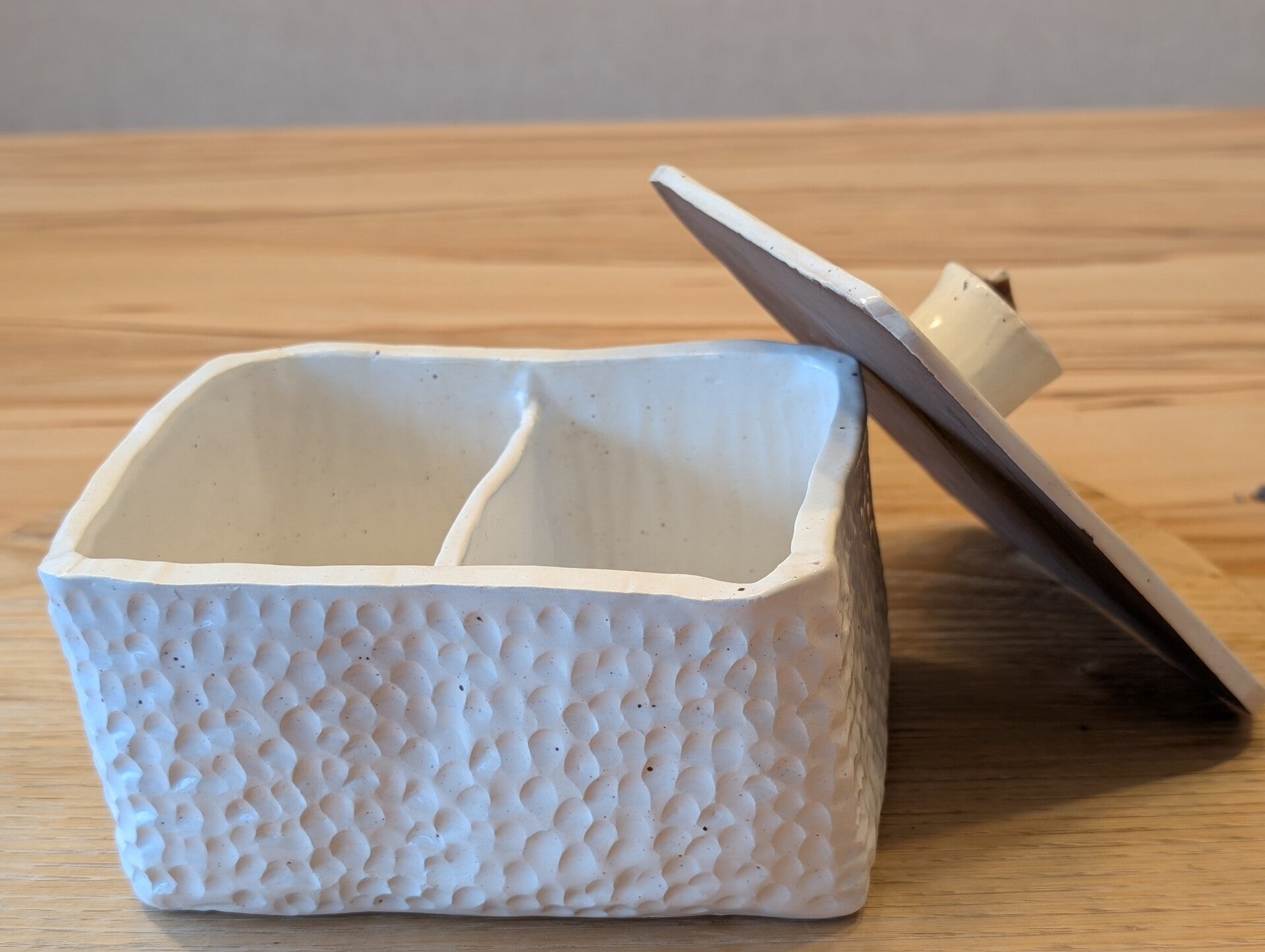 Keramik Box mit 2 Fächern