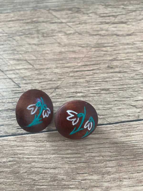 Boutons d’oreilles « Lueur de résilience »