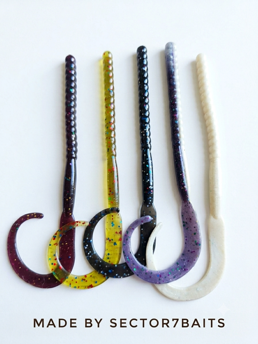 S7 Apex Ribbon tail 10.5" worm