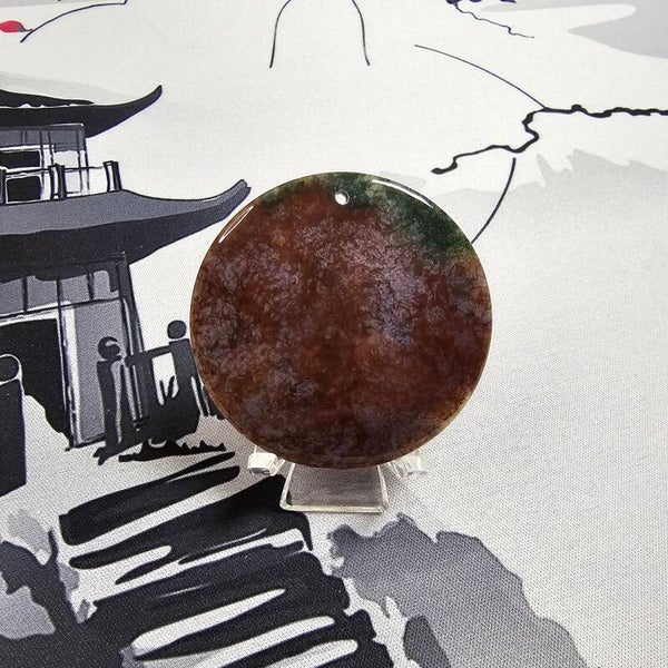 Mos Agaat Hanger / Moss Agate Pendant