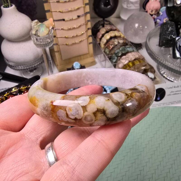 Bloem Agaat / Flower Agate Bangle