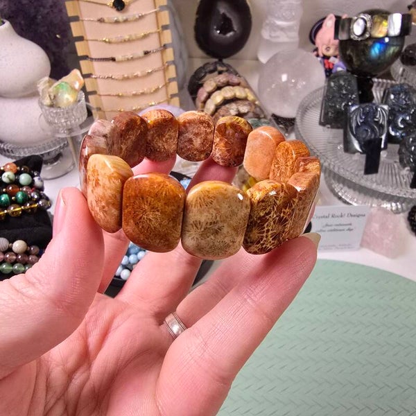 Koraal 'Jade' Agaat / Coral Jade Bangle (CJ55)