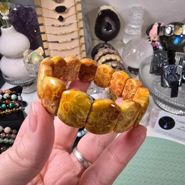 Koraal 'Jade' Agaat / Coral Jade Bangle (CJ57)